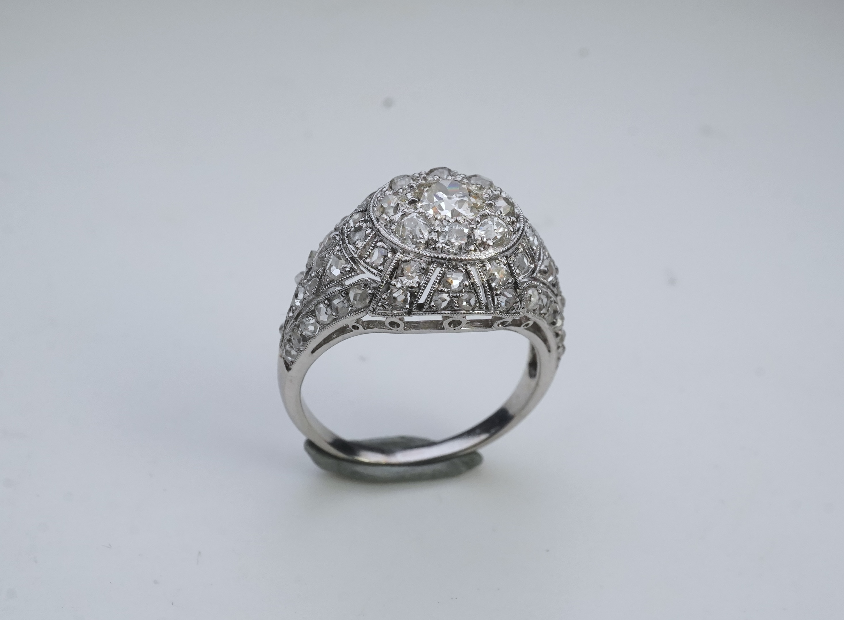 A diamond dress ring